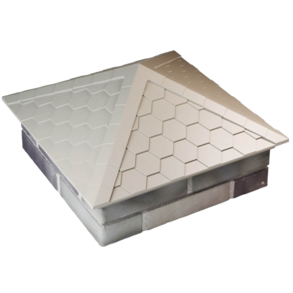 Колпак Zking Эверест Бежевый на столб 2х2 кирпича (535х535мм) Бузулук фото