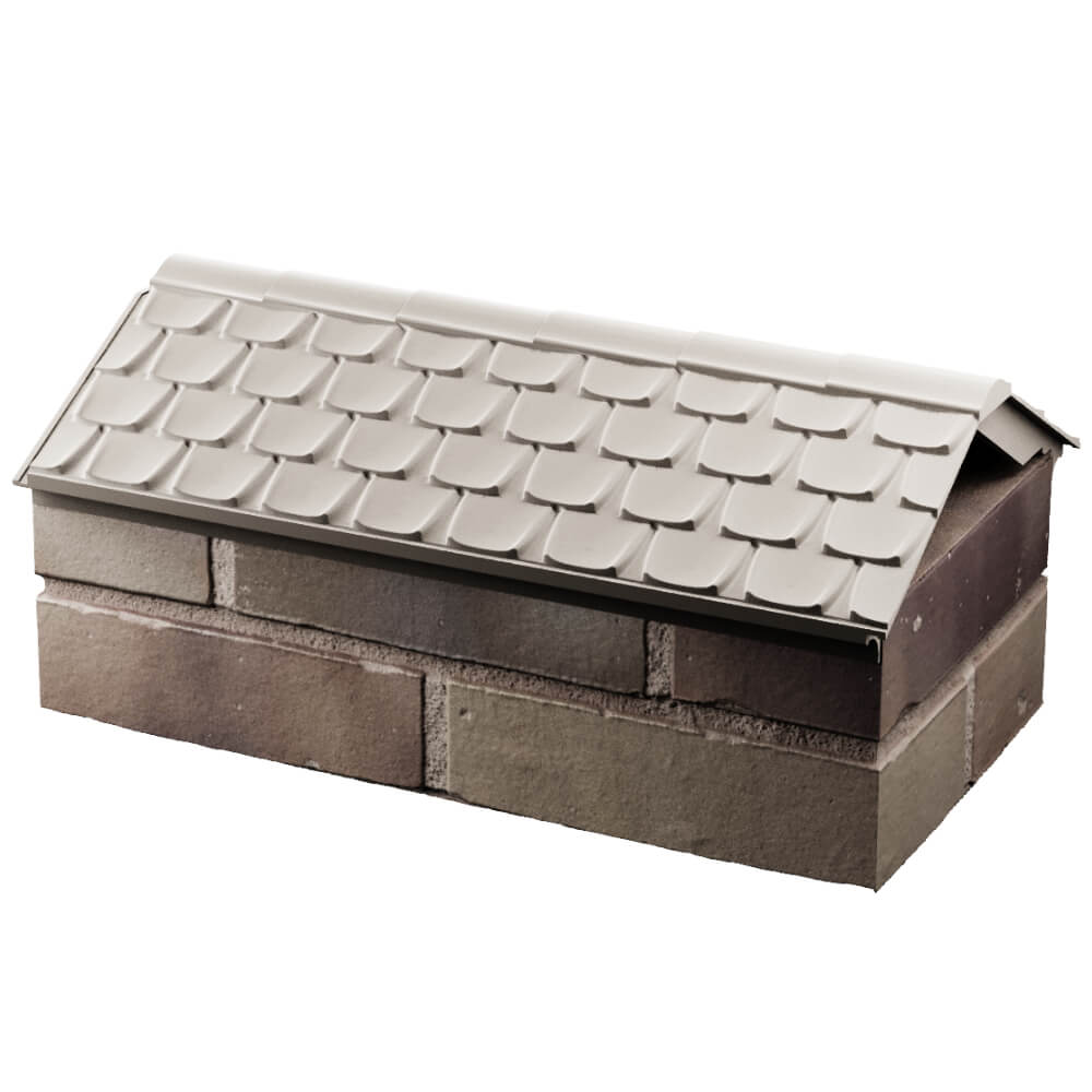 Парапет Zking Эльбрус Бежевый с посадкой на 1 кирпич (255мм) в Бузулуке фото