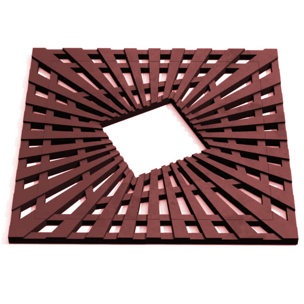 Приствольная решетка для дерева ZKING ATMOSPHERE 1.2х1.2м Коричневая Бузулук фото