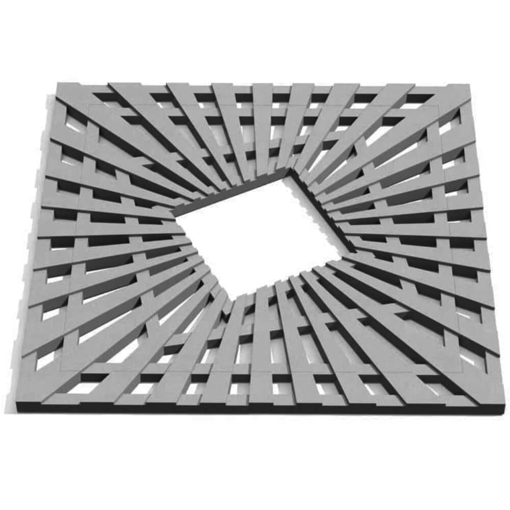 Приствольная решетка для дерева ZKING ATMOSPHERE 1.2х1.2м Серая Бузулук фото