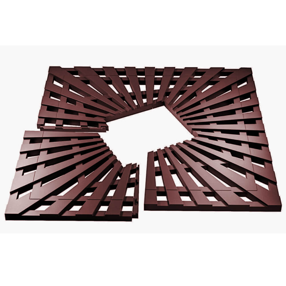 Приствольная решетка для дерева ZKING ATMOSPHERE 1.2х1.2м Коричневая в Бузулуке фото