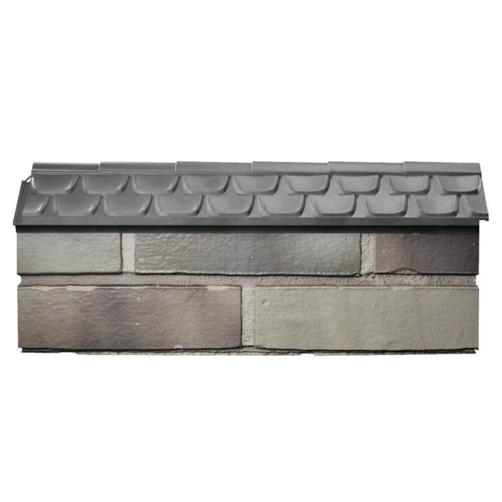 Парапет Zking Эльбрус Серый с посадкой на 0.5 кирпича (130мм) в Бузулуке фото