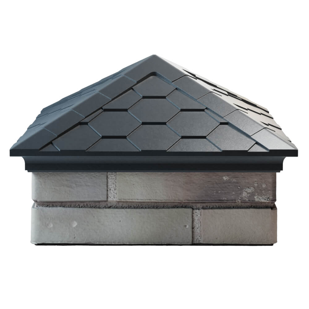 Колпак Zking Эверест Серый на столб 1.5х1.5 кирпича (390х390мм) Бузулук фото