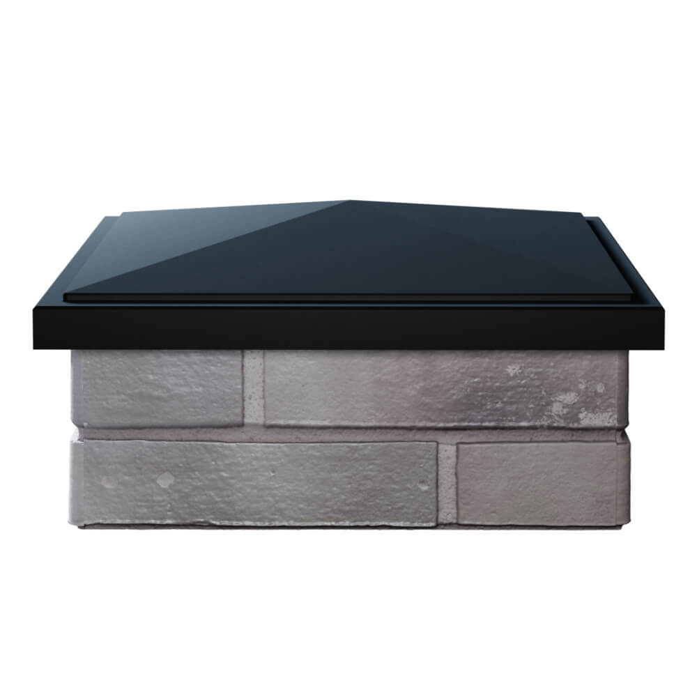 Колпак Zking БонаМоно Черный на столб 1.5х1.5 кирпича (385х385, 400х400мм) Бузулук фото