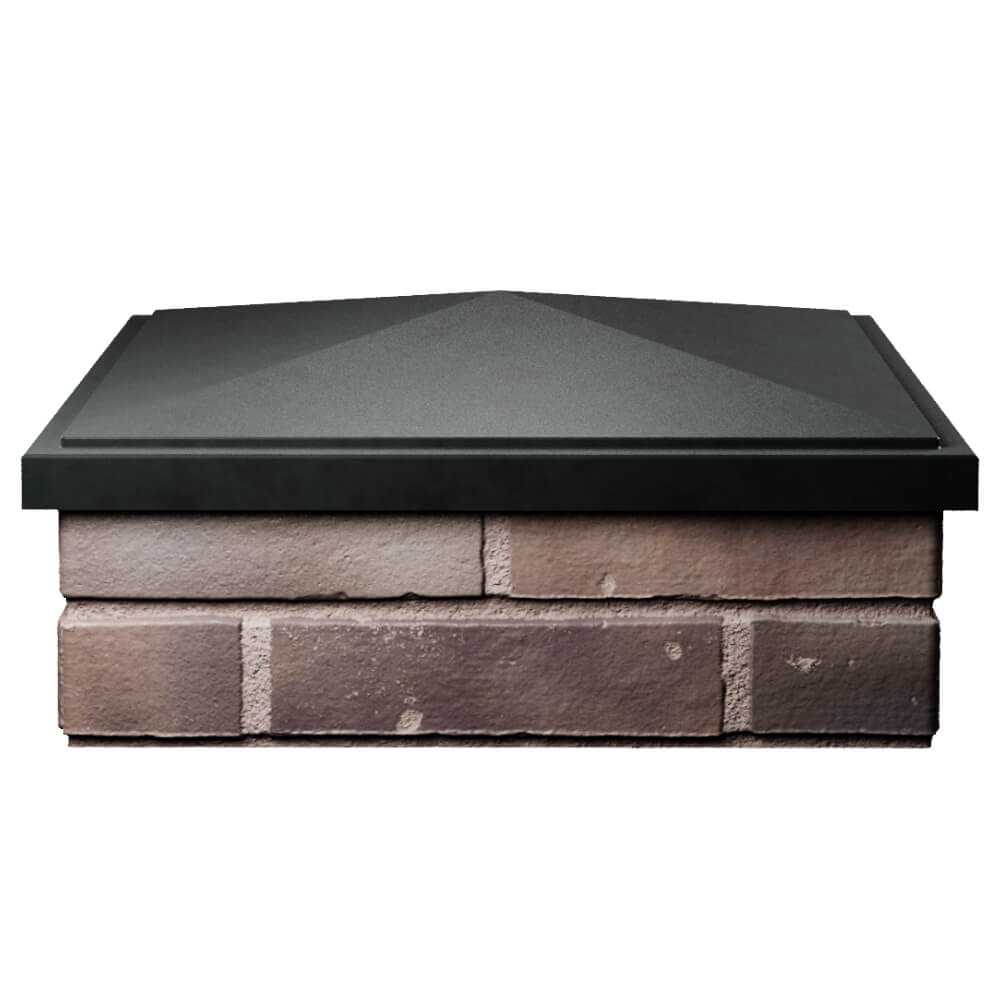 Колпак Zking БонаМоно Черный на столб 2х2 кирпича (515х515, 530х530мм) Бузулук фото