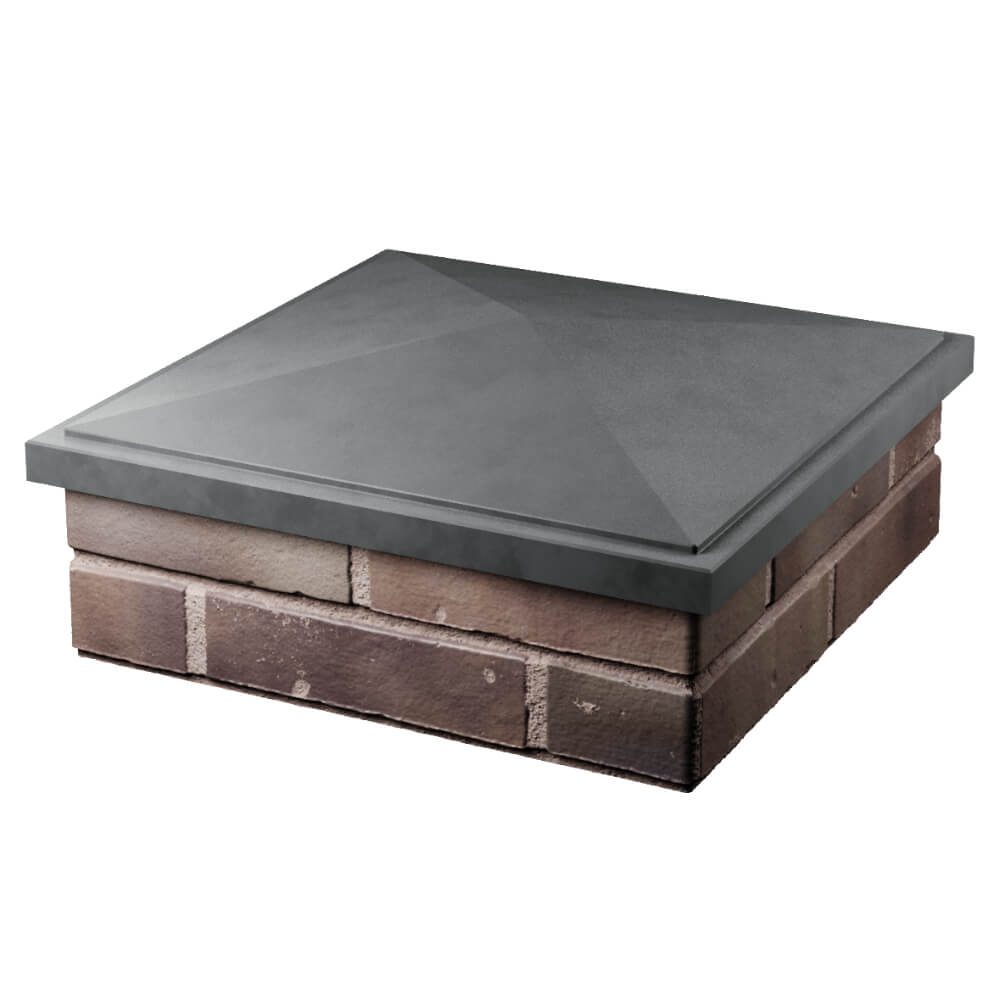 Колпак Zking БонаМоно Серый на столб 2х2 кирпича (515х515, 530х530мм) в Бузулуке фото