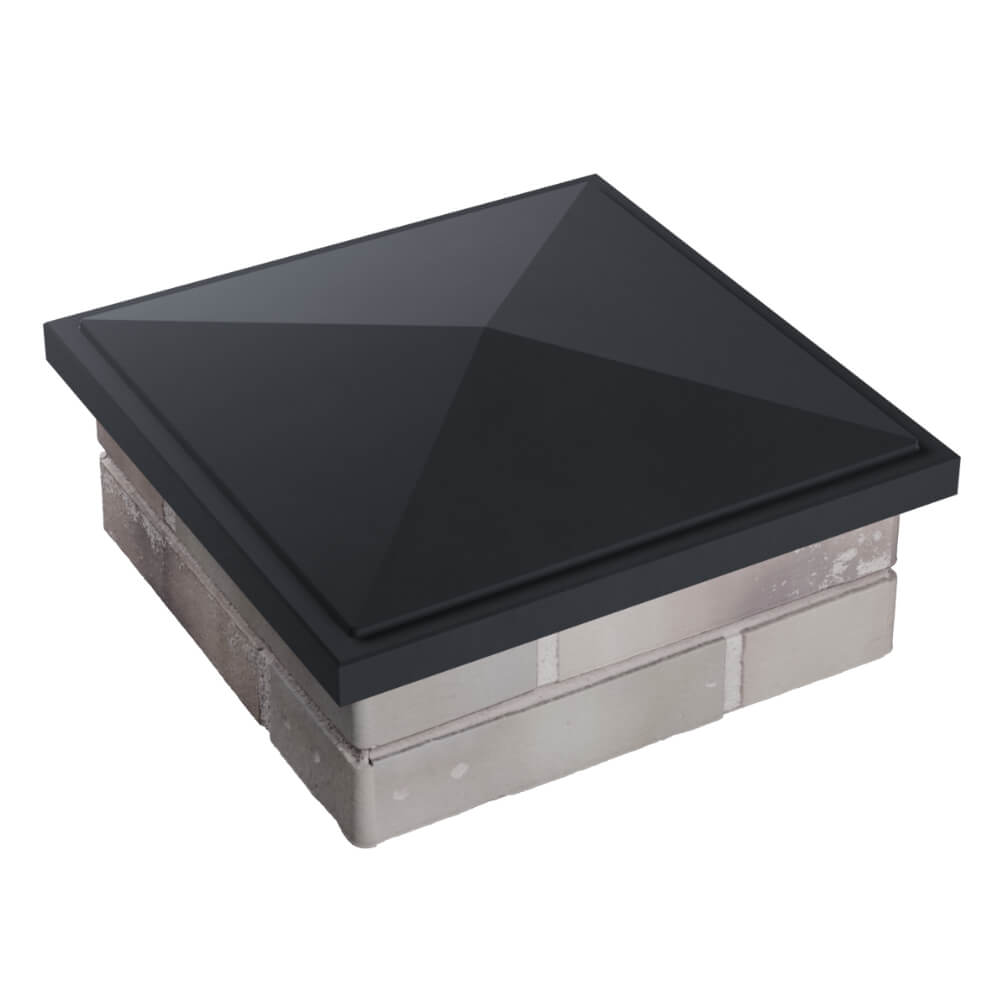 Колпак Zking БонаМоно Серый на столб 1.5х1.5 кирпича (385х385, 400х400мм) в Бузулуке фото