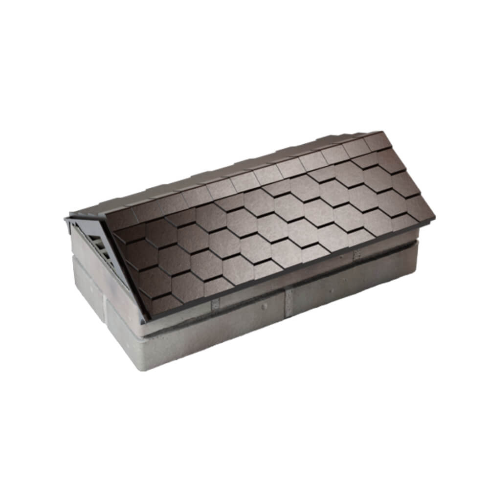 Парапет Zking Эверест Коричневый с посадкой на 1 кирпич (200/225/255мм) в Бузулуке фото