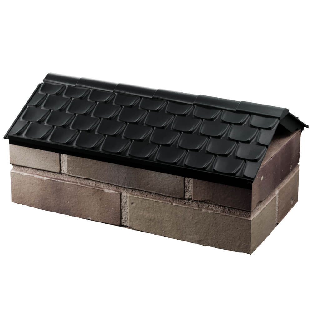 Парапет Zking Эльбрус Черный с посадкой на 1 кирпич (255мм) в Бузулуке фото