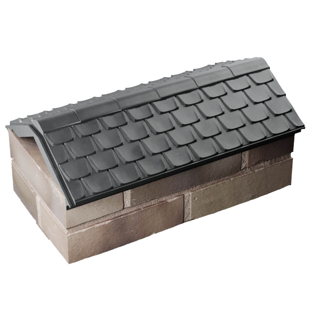 Парапет Zking Эльбрус Серый с посадкой на 1 кирпич (255мм) в Бузулуке фото