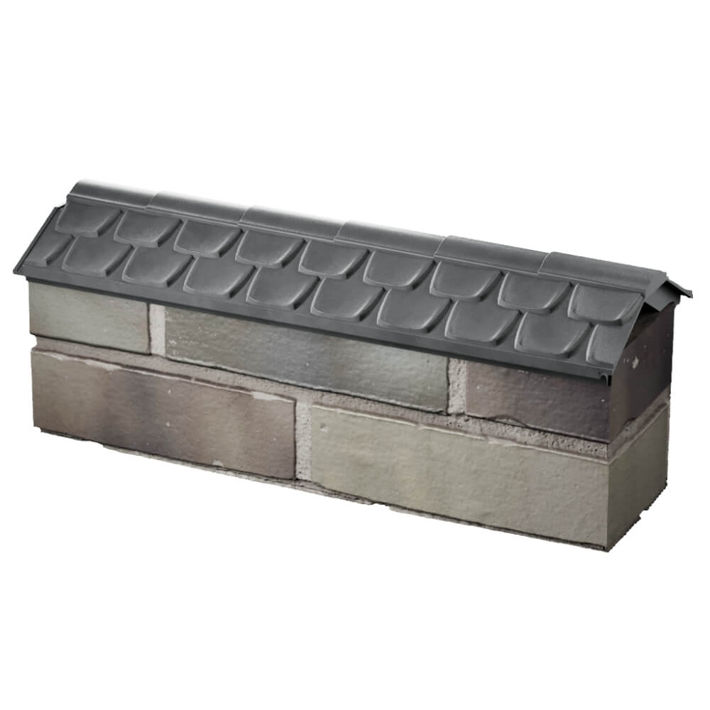 Парапет Zking Эльбрус Серый с посадкой на 0.5 кирпича (130мм) в Бузулуке фото