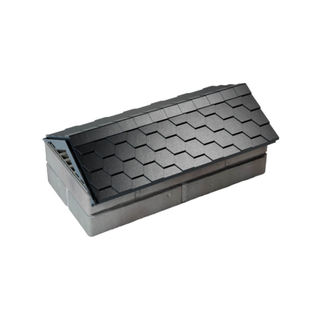 Парапет Zking Эверест Черный с посадкой на 1 кирпич (200/225/255мм) в Бузулуке фото