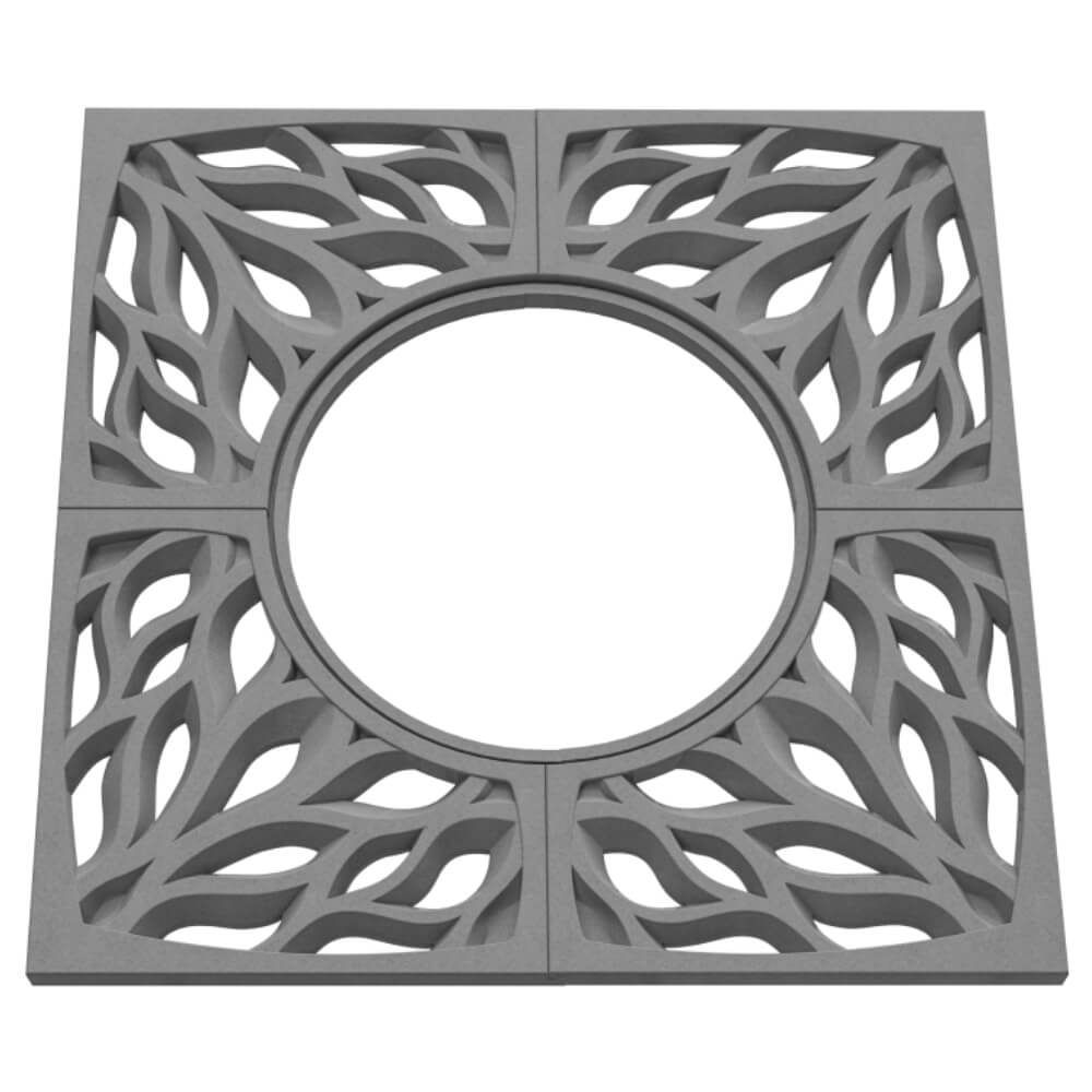 Приствольная решетка для дерева ZKING CRUST 1.2х1.2м Серая в Бузулуке фото