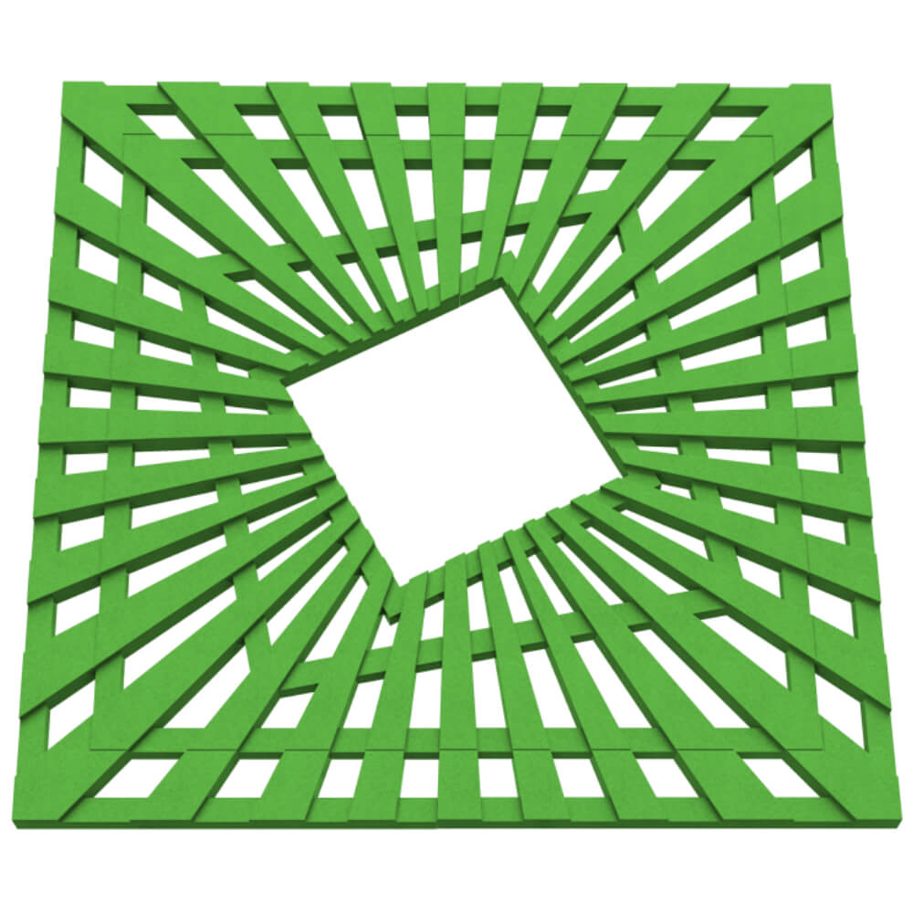 Приствольная решетка для дерева ZKING ATMOSPHERE 1.2х1.2м Зеленая в Бузулуке фото