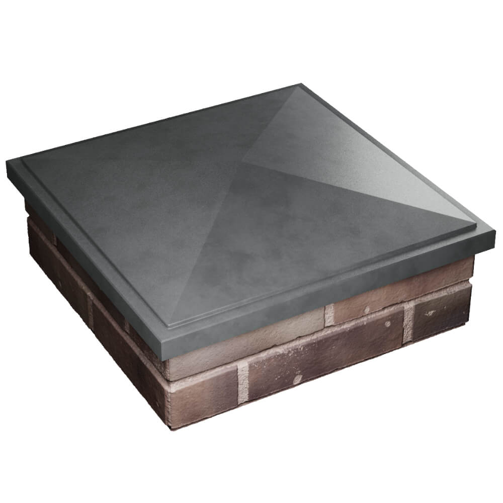 Колпак Zking БонаМоно Серый на столб 2х2 кирпича (515х515, 530х530мм) в Бузулуке фото