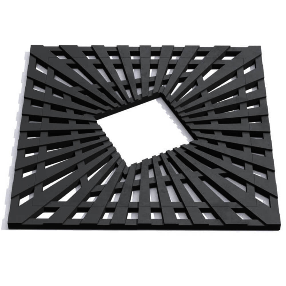 Приствольная решетка для дерева ZKING ATMOSPHERE 1.2х1.2м Черная Бузулук фото