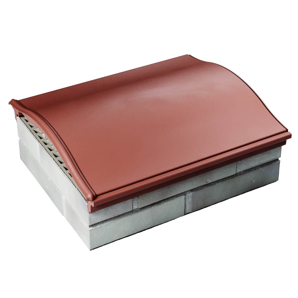 Парапет Zking Монблан Красный посадка на 1.5 кирпича (355/385мм)