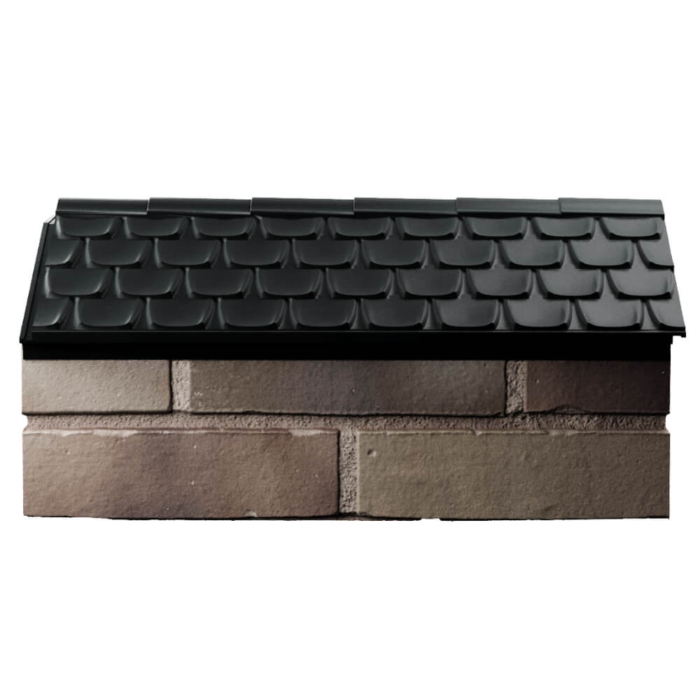 Парапет Zking Эльбрус Черный с посадкой на 1 кирпич (255мм) в Бузулуке фото