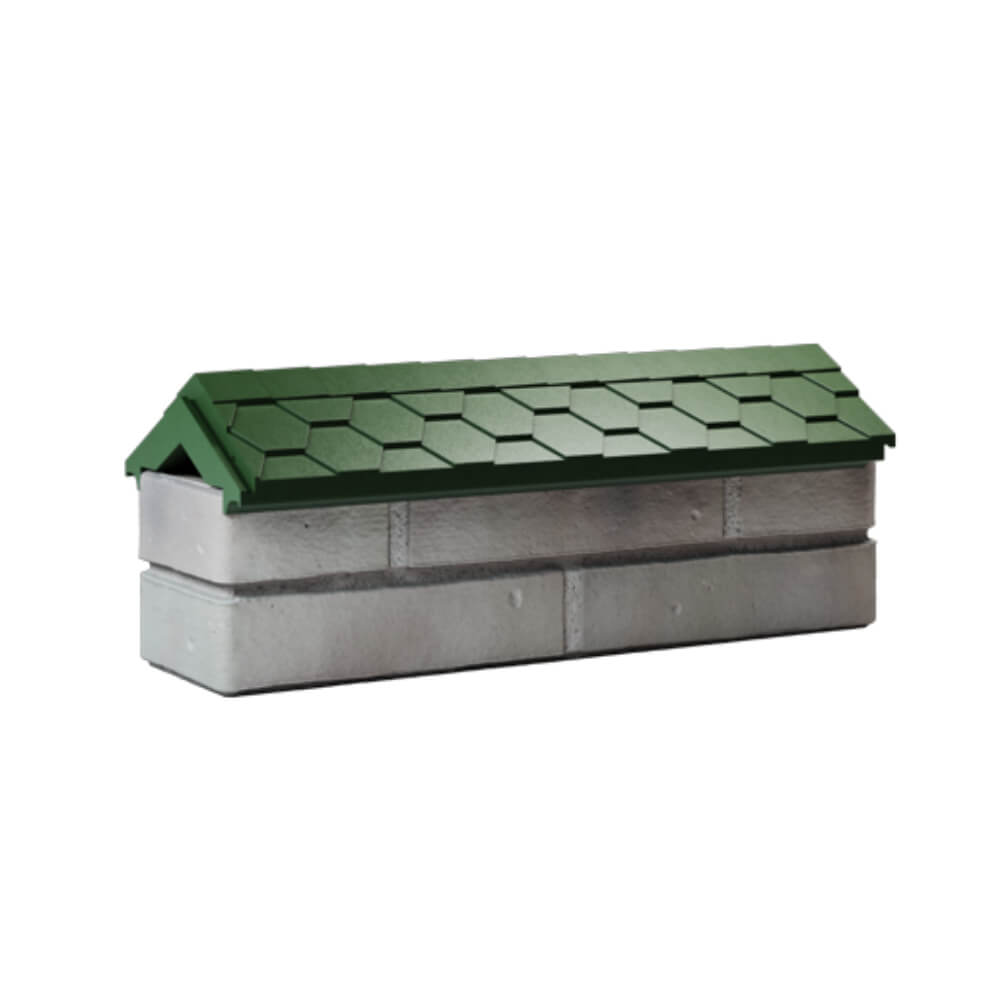 Парапет Zking Эверест Зеленый с посадкой на 0.5 кирпича (130мм) Бузулук фото