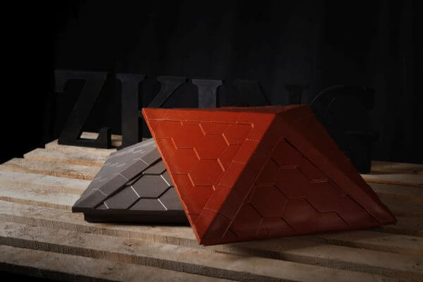 Колпак Zking Эверест Красный на столб 1.5х1.5 кирпича (390х390мм) в Бузулуке фото