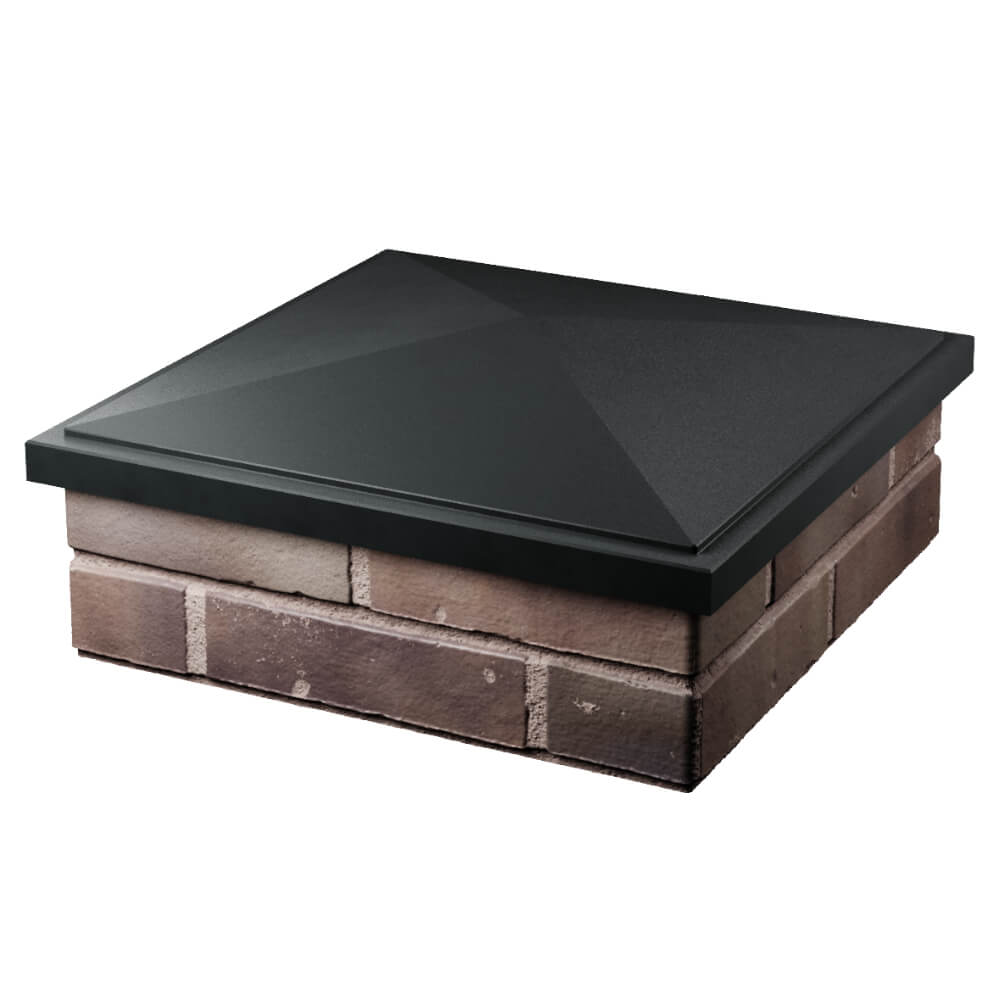 Колпак Zking БонаМоно Черный на столб 2х2 кирпича (515х515, 530х530мм) в Бузулуке фото