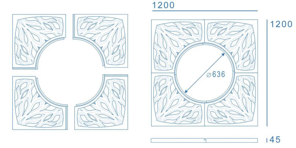 Приствольная решетка для дерева ZKING CRUST 1.2х1.2м Черная в Бузулуке фото
