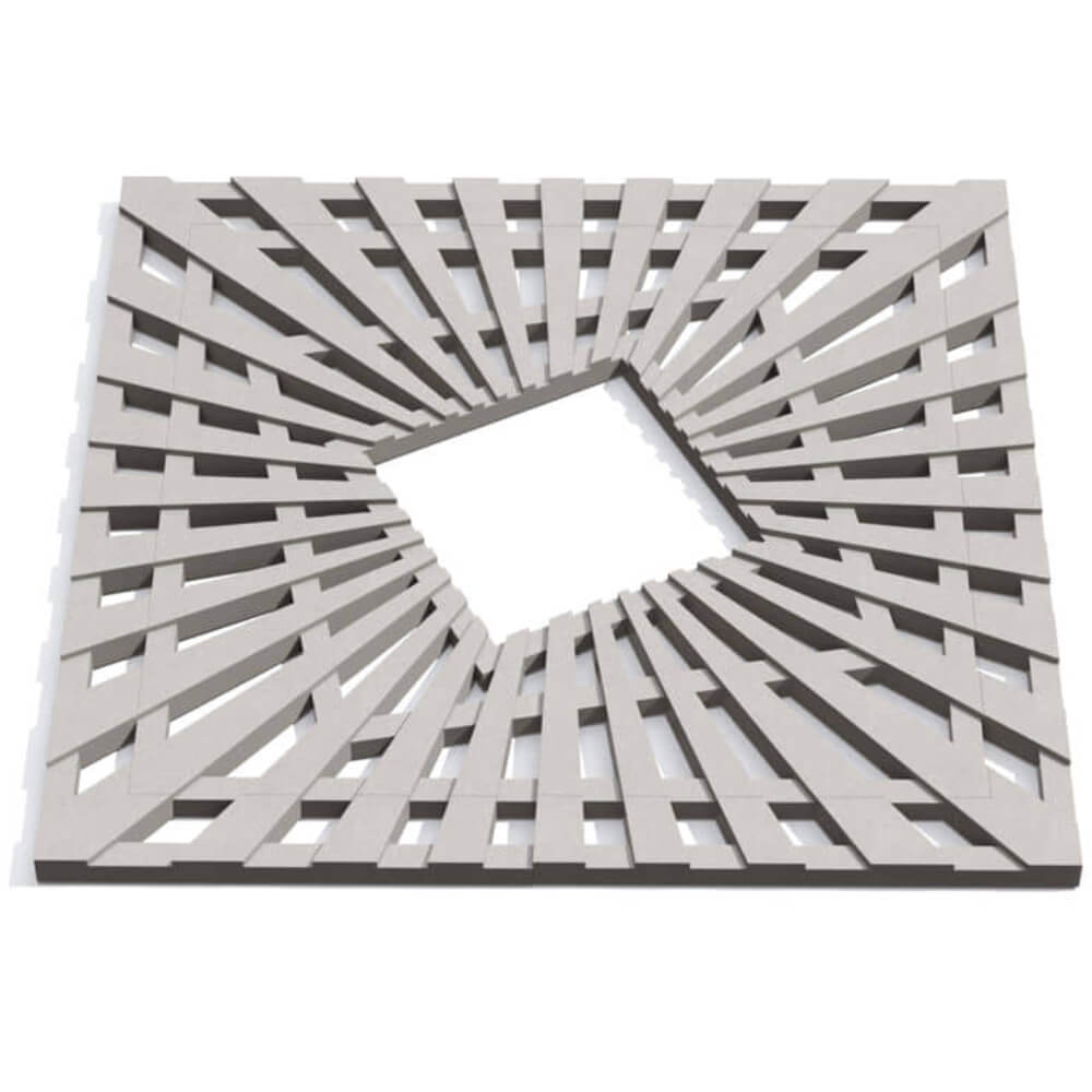 Приствольная решетка для дерева ZKING ATMOSPHERE 1.2х1.2м Бежевая Бузулук фото