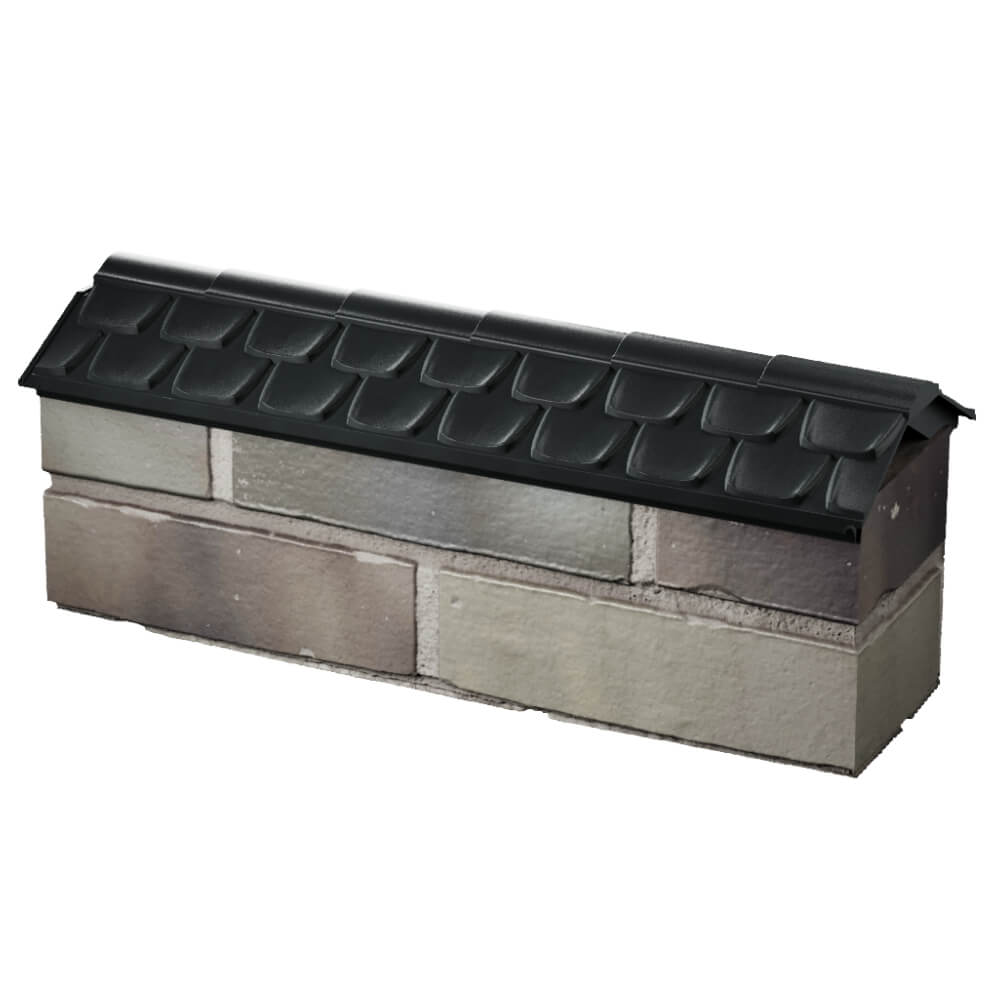 Парапет Zking Эльбрус Черный с посадкой на 0.5 кирпича (130мм) в Бузулуке фото