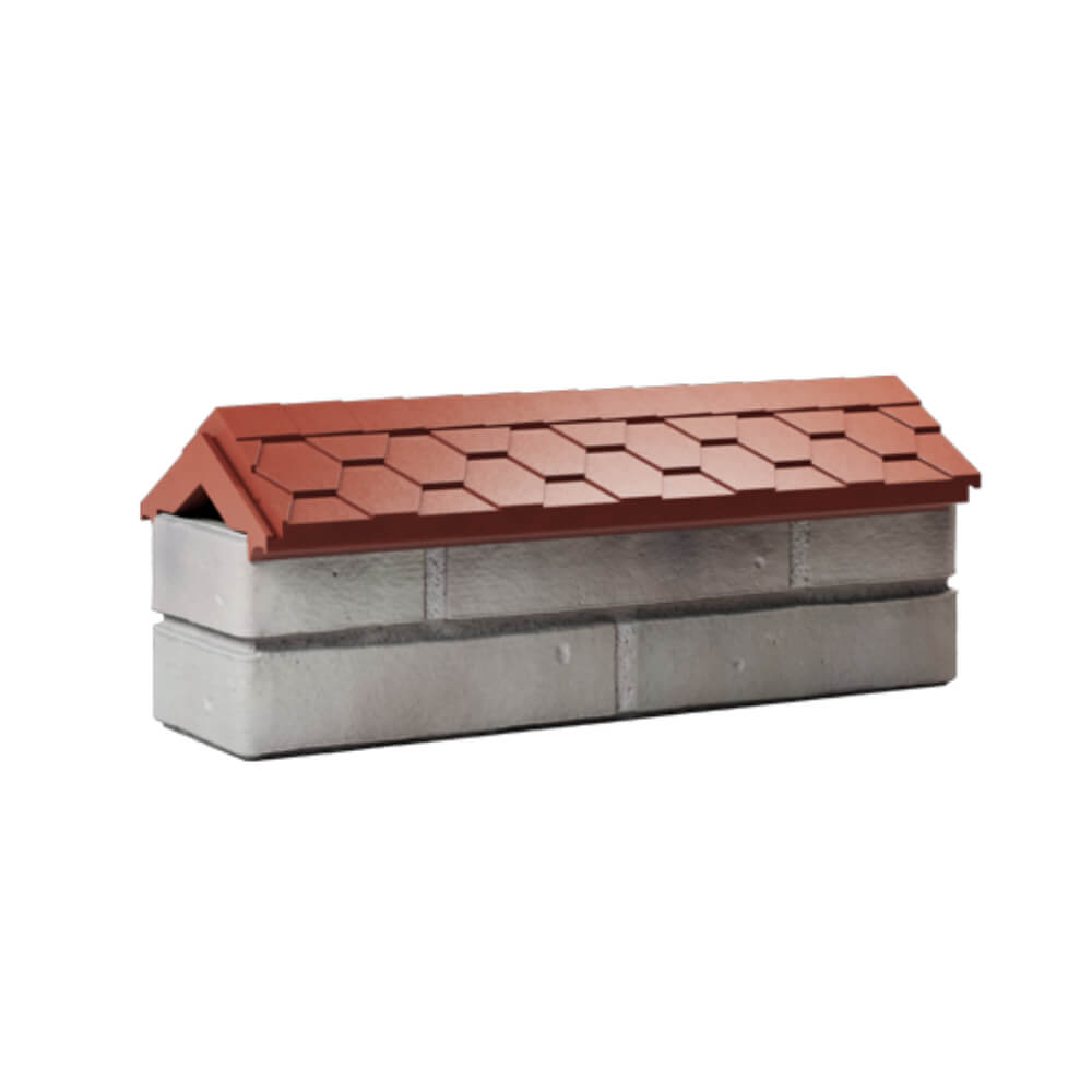 Парапет Zking Эверест Красный с посадкой на 0.5 кирпича (130мм) Бузулук фото