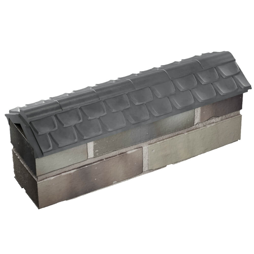 Парапет Zking Эльбрус Серый с посадкой на 0.5 кирпича (130мм) в Бузулуке фото