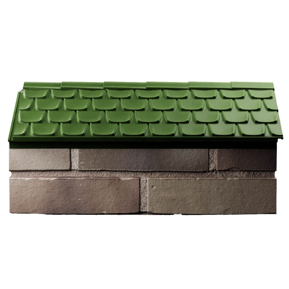 Парапет Zking Эльбрус Зеленый с посадкой на 1 кирпич (255мм) в Бузулуке фото