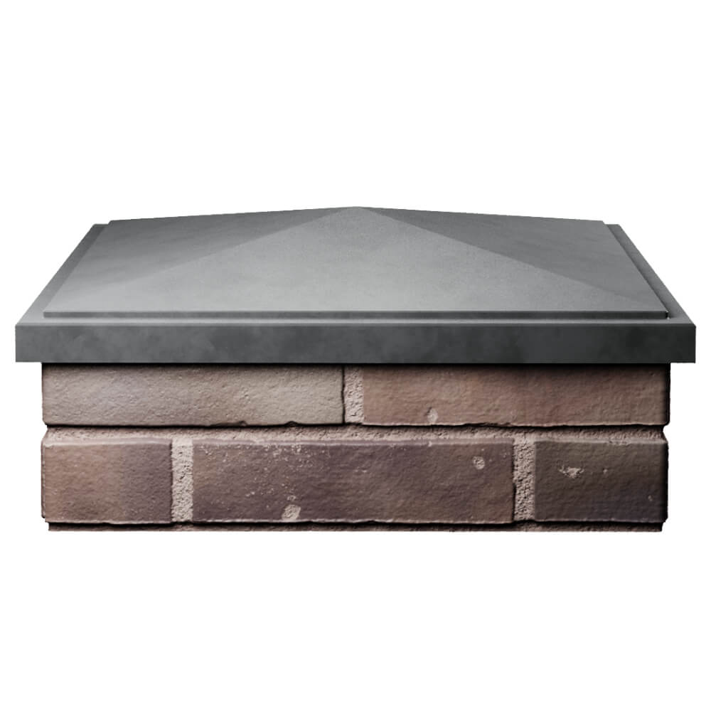 Колпак Zking БонаМоно Серый на столб 2х2 кирпича (515х515, 530х530мм) Бузулук фото