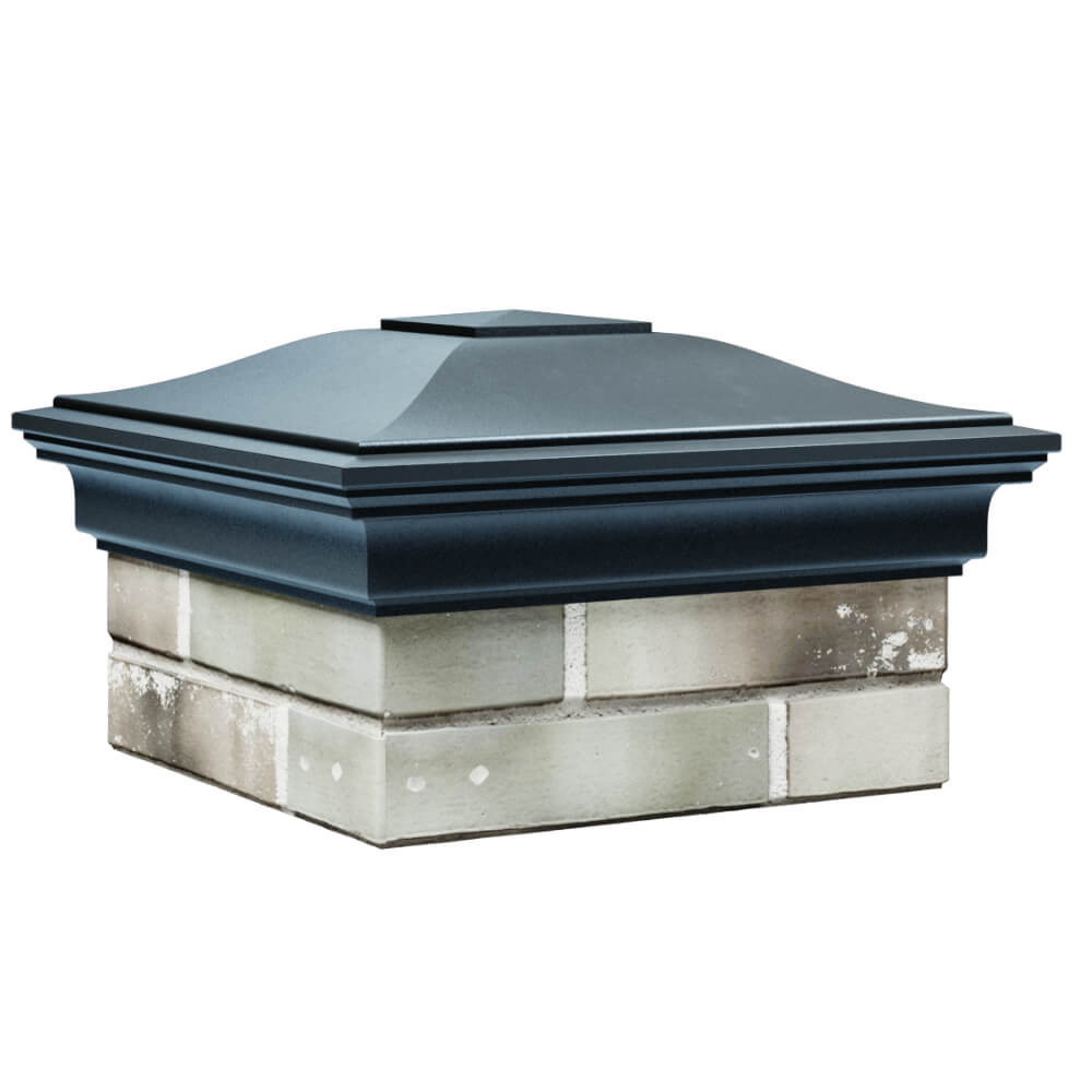 Колпак Zking Монблан Серый на столб 1.5х1.5 кирпича (385х385мм) в Бузулуке фото