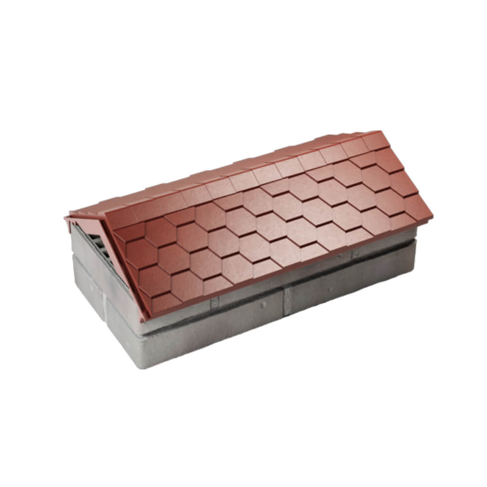 Парапет Zking Эверест Красный с посадкой на 1 кирпич (200/225/255мм) в Бузулуке фото