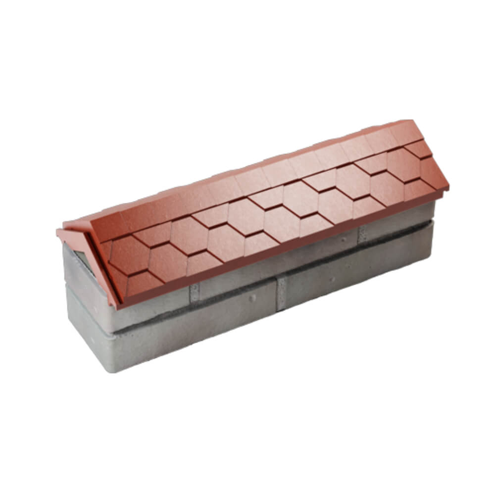 Парапет Zking Эверест Красный с посадкой на 0.5 кирпича (130мм) в Бузулуке фото