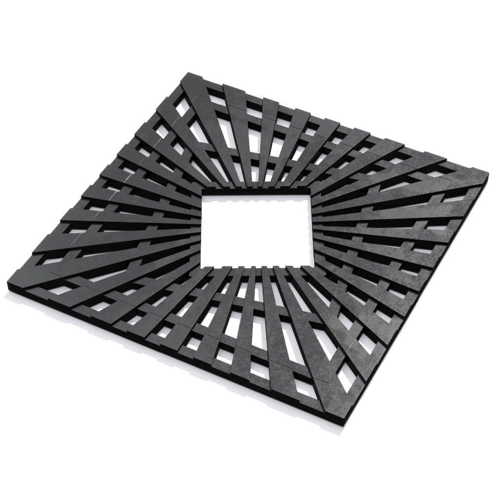 Приствольная решетка для дерева ZKING ATMOSPHERE 1.2х1.2м Черная в Бузулуке фото