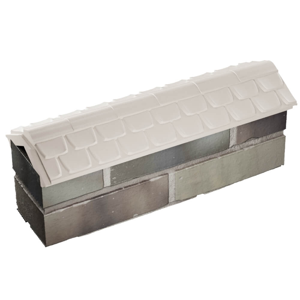 Парапет Zking Эльбрус Бежевый с посадкой на 0.5 кирпича (130мм) в Бузулуке фото