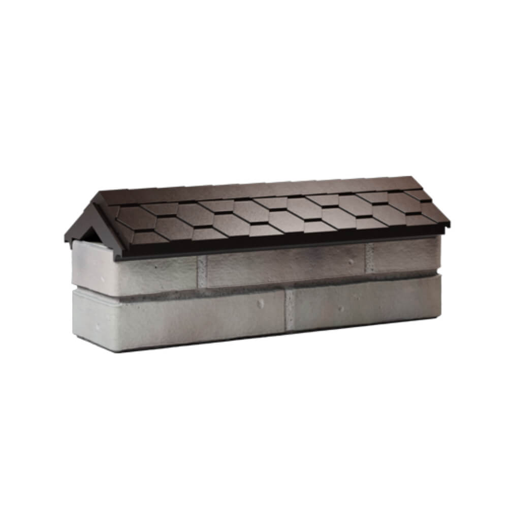 Парапет Zking Эверест Коричневый с посадкой на 0.5 кирпича (130мм) Бузулук фото