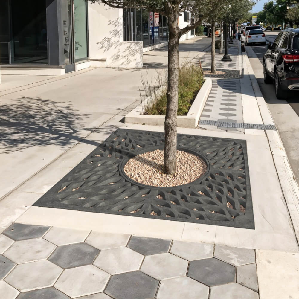 Приствольная решетка для дерева ZKING CRUST 2х2м Черная в Бузулуке фото