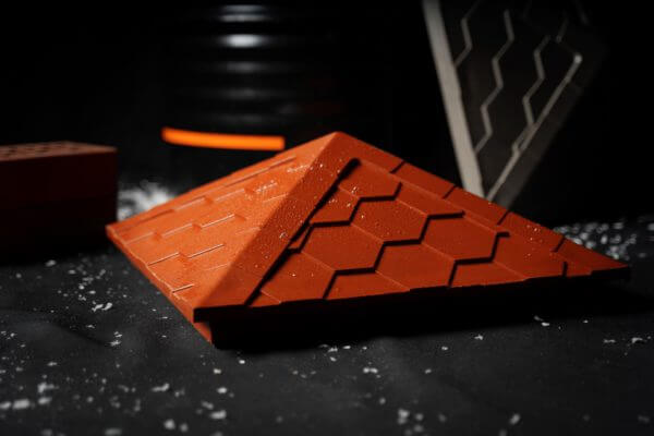 Колпак Zking Эверест Красный на столб 1.5х1.5 кирпича (390х390мм) в Бузулуке фото