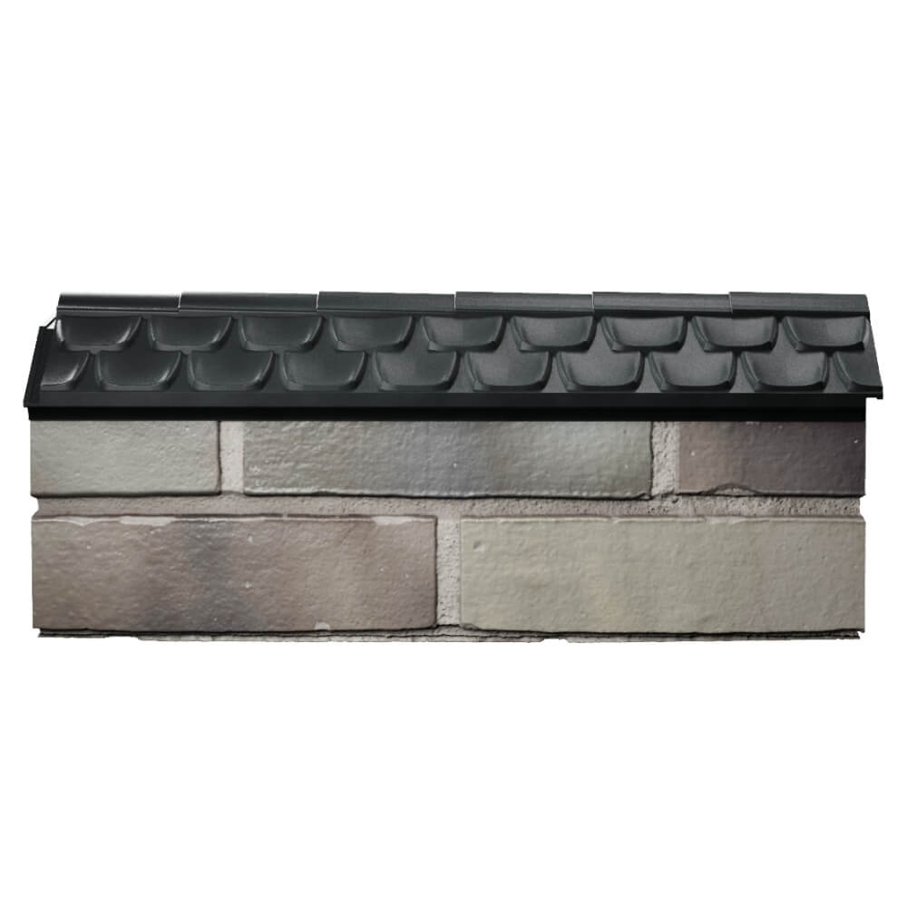 Парапет Zking Эльбрус Черный с посадкой на 0.5 кирпича (130мм) в Бузулуке фото